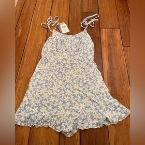 NWT Medium Flower Romper